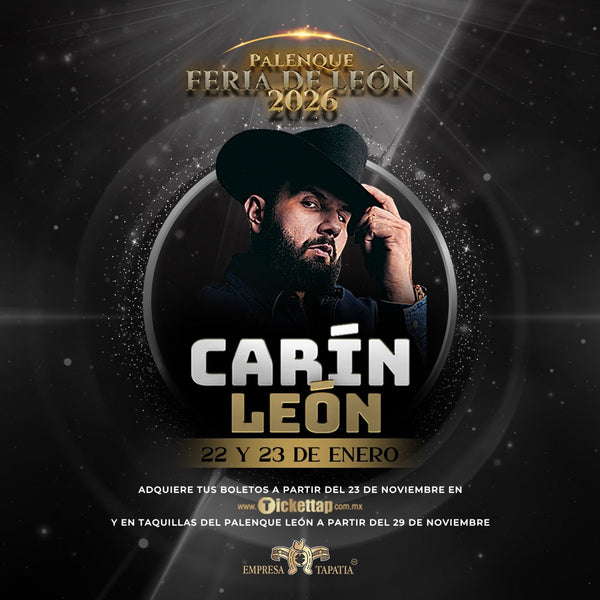 Carin León en Palenque León 2026