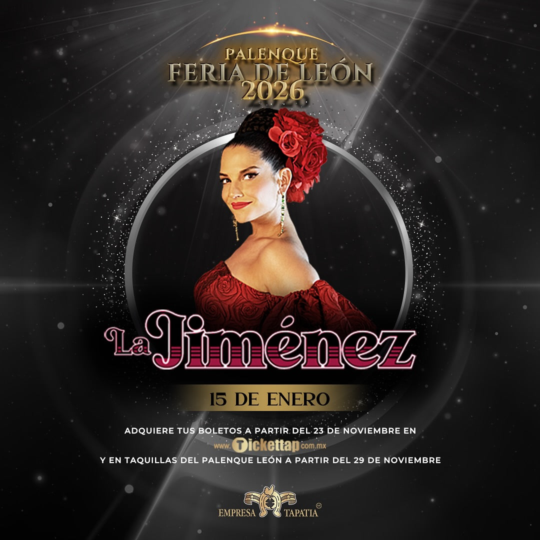 Natalia Jiménez en Palenque León 2026