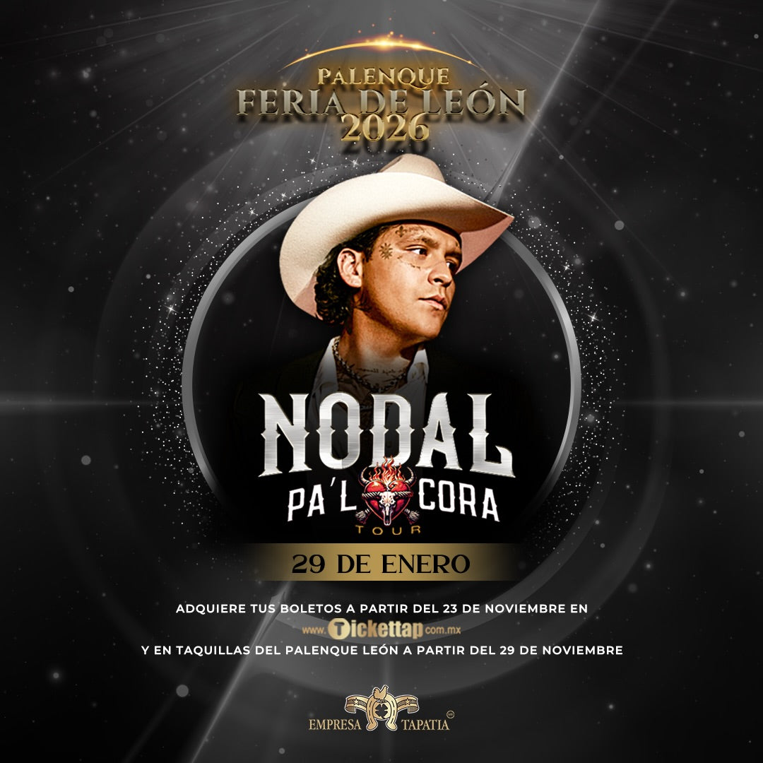 Christian Nodal en Palenque León 2026