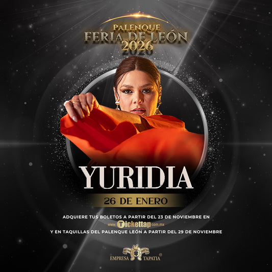 Yuridia en Palenque León 2026